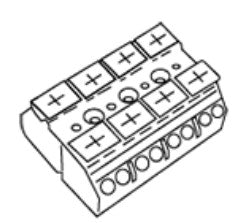 Koblingsterminal 4 pol P02-D4/9(N/E/1/2)