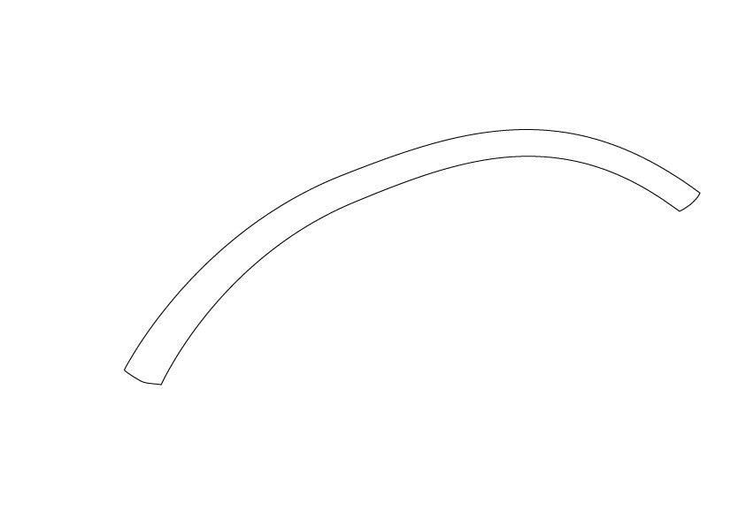 Hose, plastic pipe 3/8 (drain pipe to drip pan)