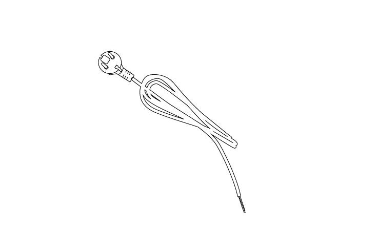 Power cord 33023 2m