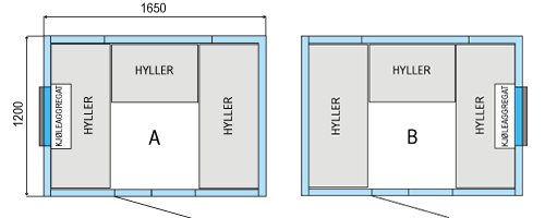 Standard kjølerom 4