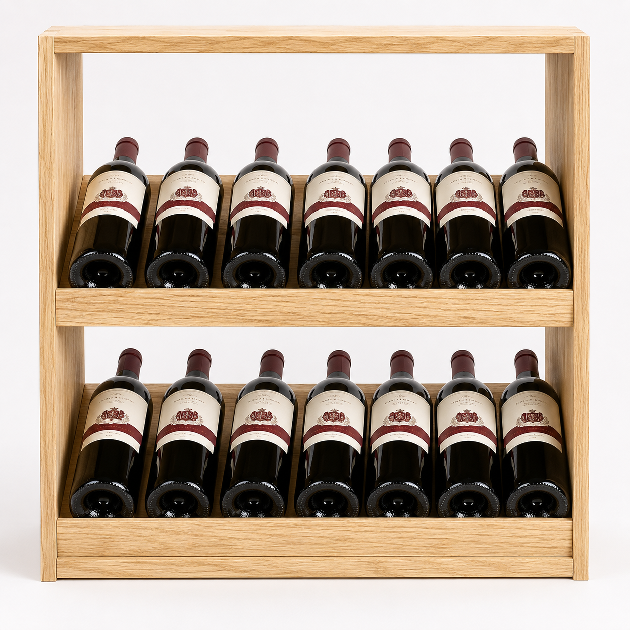 Vinhylle Ingrid display 14 flasker Eik