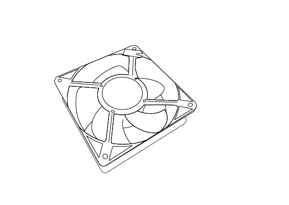 Vifte Ebm-papst AxiACi 120 1,7W 4420ML