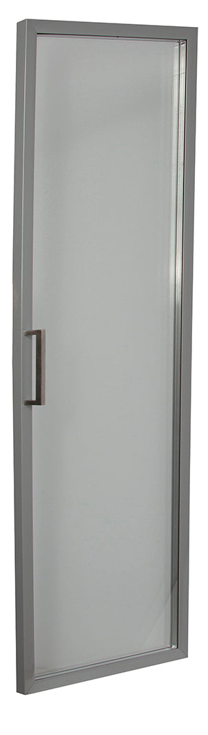 D-190 Glassdør Grå utenpåliggende 630x1900