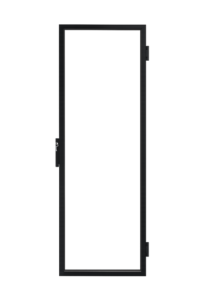 D-190 Glassdør SORT utenpåliggende 630x1900