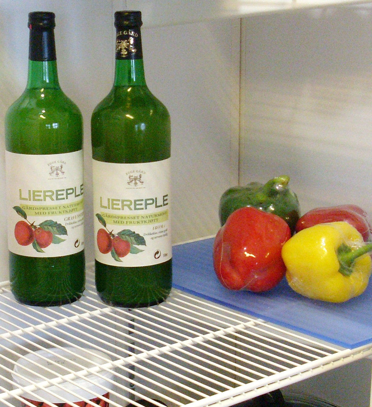 Hylleplate blå til trådhylle