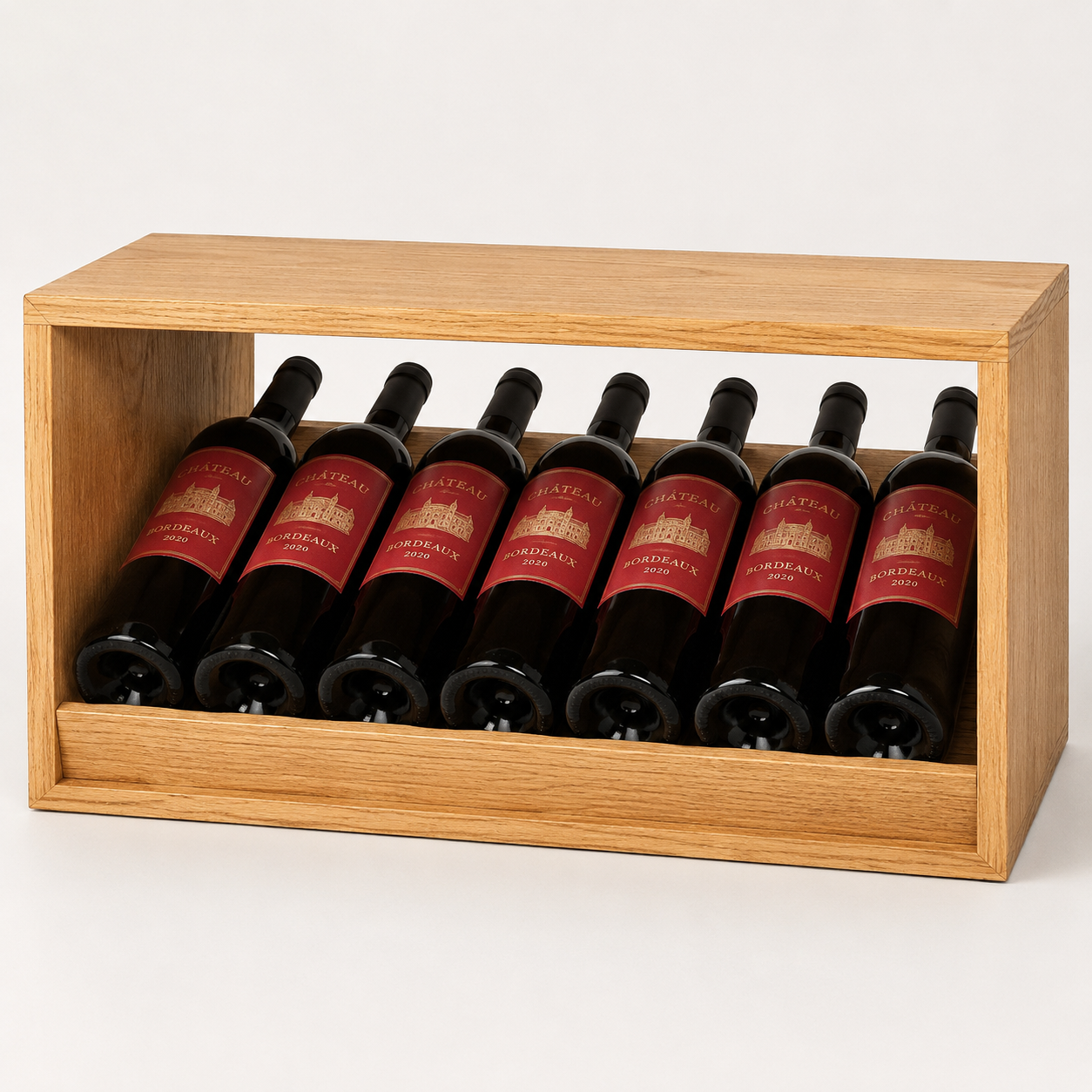 Vinhylle Ingrid display 7 flasker Eik