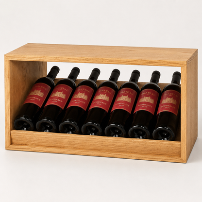 Vinhylle Ingrid display 7 flasker Eik